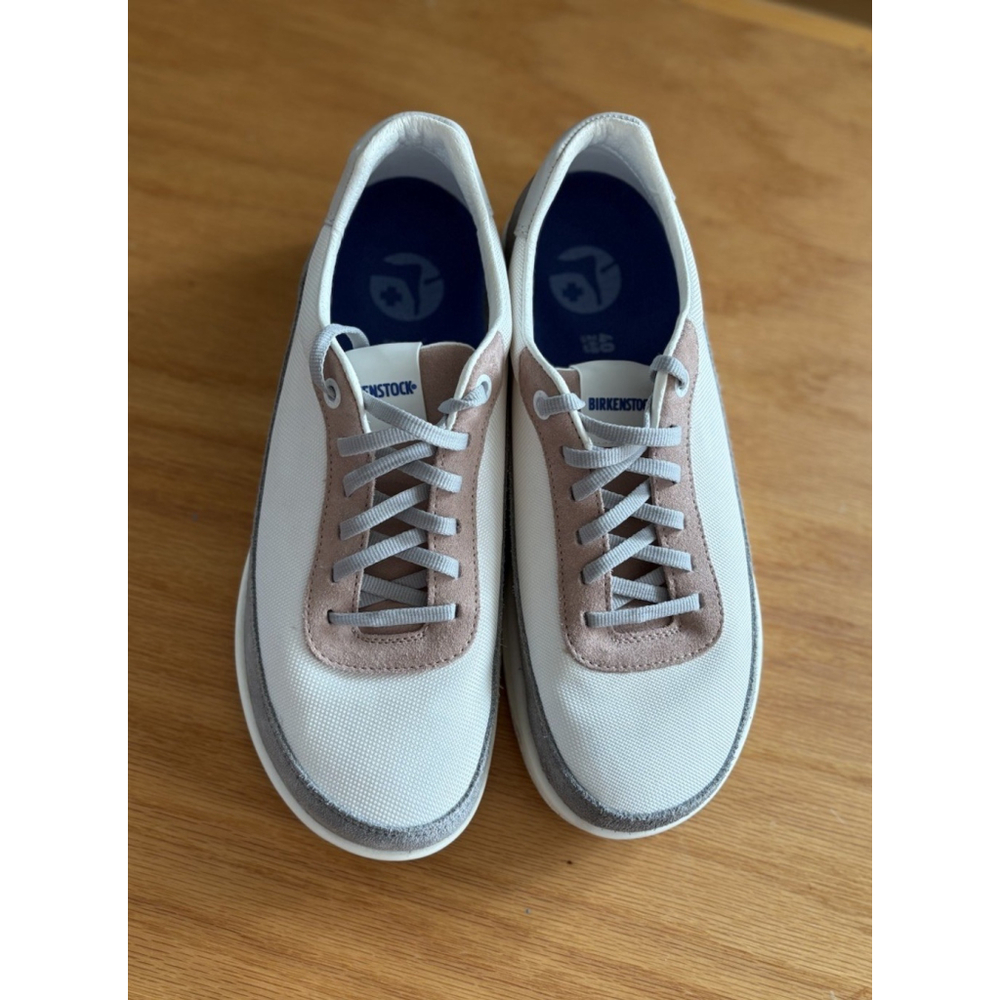 Birkenstock Honnef City in Light Rose EU 40 SZ 9 White Gray Comfort Tennis Shoes - Picture 4 of 13
